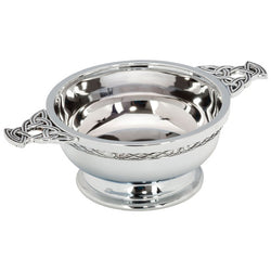 4'' Chrome Plated Quaich - Cutting Edge Engravers